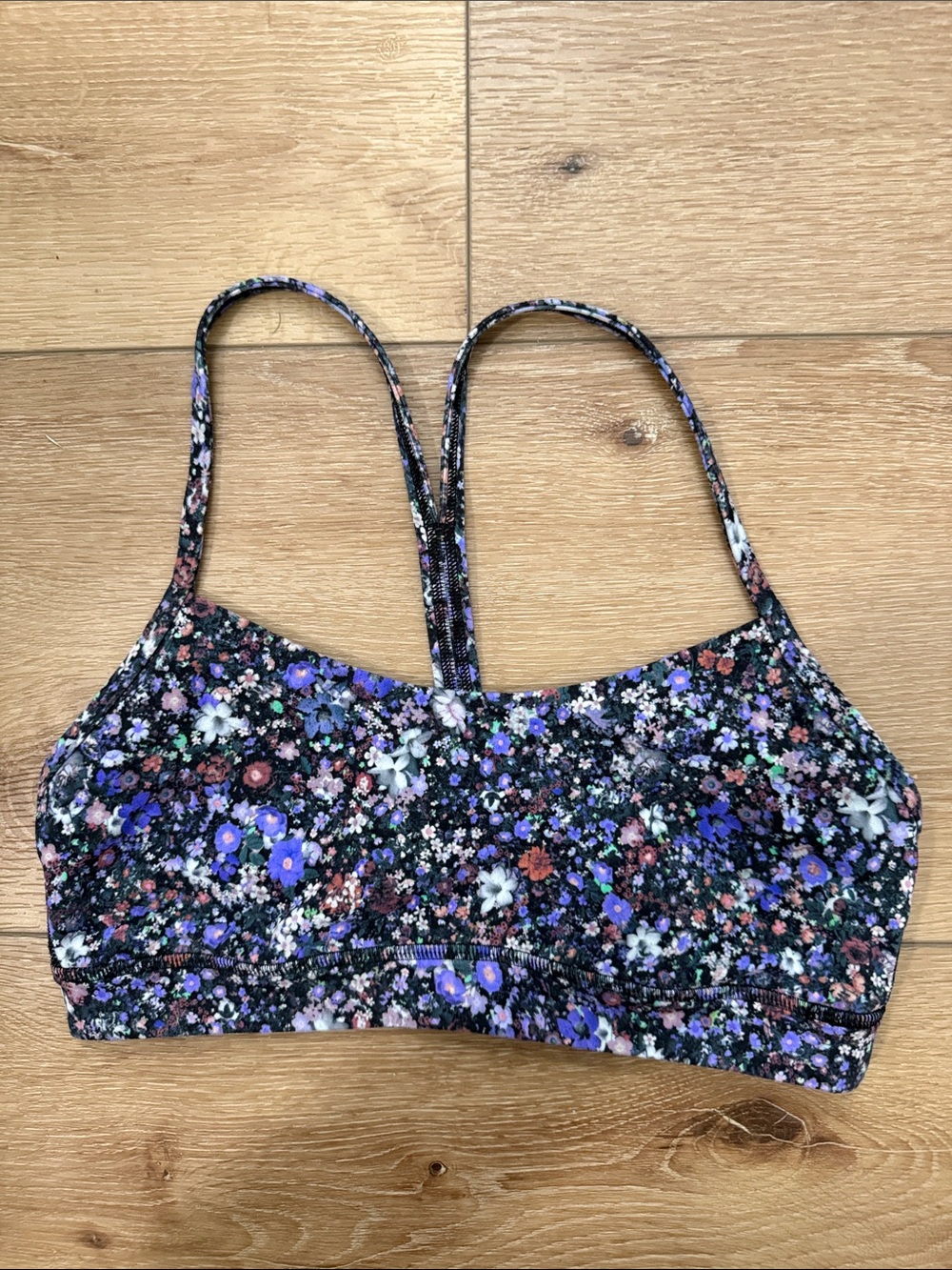 Lululemon Flow Y Nulu Bra in Flower Burst Multi